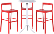 Baxter Poseidon Bar Table Package - 3 Stools